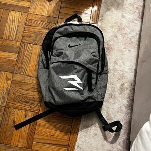 Nike Black and Gray Men's Backpack